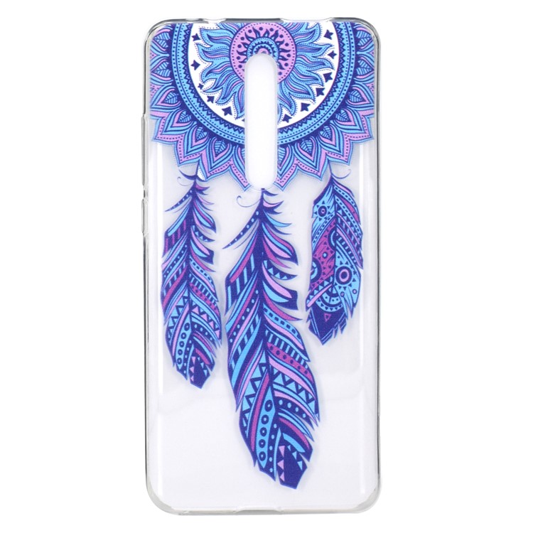 Padrão De Impressão TPU Shell Tampa Do Telefone Para Xiaomi Redmi K20 / Mi 9T / Redmi K20 Pro / Mi 9T Pro - Apanhador De Sonhos-2
