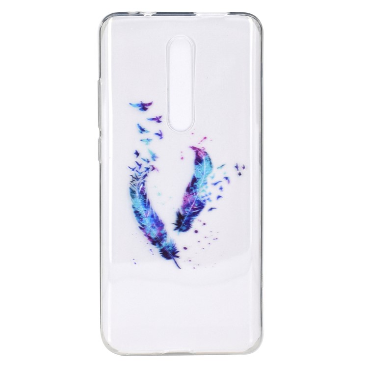 Pattern Printing TPU Phone Cover Shell for Xiaomi Redmi K20 / Mi 9T / Redmi K20 Pro / Mi 9T Pro - Feathers-2