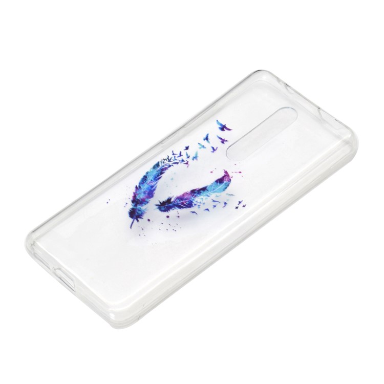Pattern Printing TPU Phone Cover Shell for Xiaomi Redmi K20 / Mi 9T / Redmi K20 Pro / Mi 9T Pro - Feathers-3