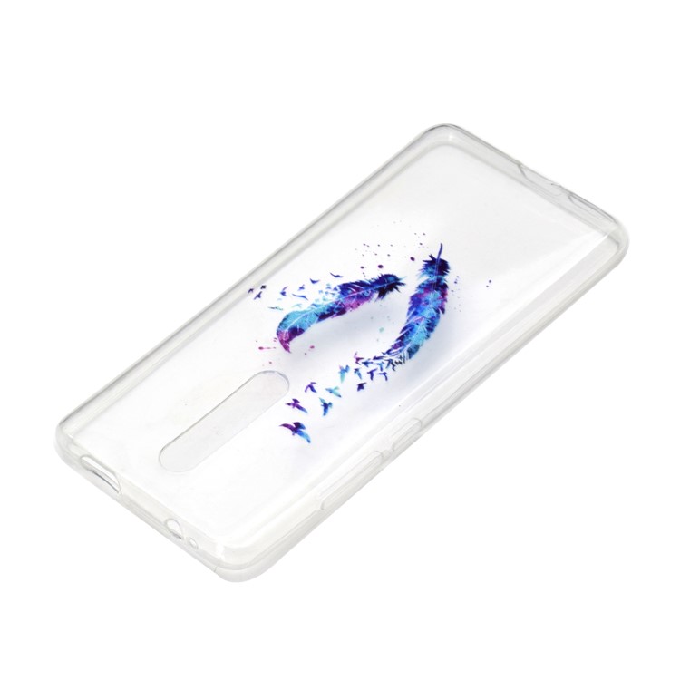 Pattern Printing TPU Phone Cover Shell for Xiaomi Redmi K20 / Mi 9T / Redmi K20 Pro / Mi 9T Pro - Feathers-4