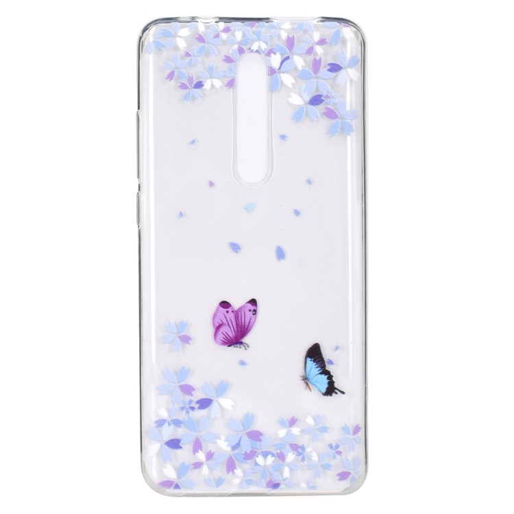 Pattern Printing TPU Phone Cover Shell for Xiaomi Redmi K20 / Mi 9T / Redmi K20 Pro / Mi 9T Pro - Two Butterflies-2