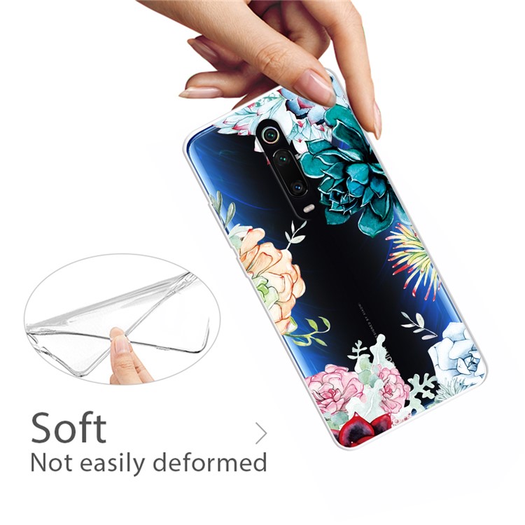 Pattern Printing TPU Case for Xiaomi Redmi K20 / Mi 9T / Redmi K20 Pro / Mi 9T Pro - Vivid Flowers-4