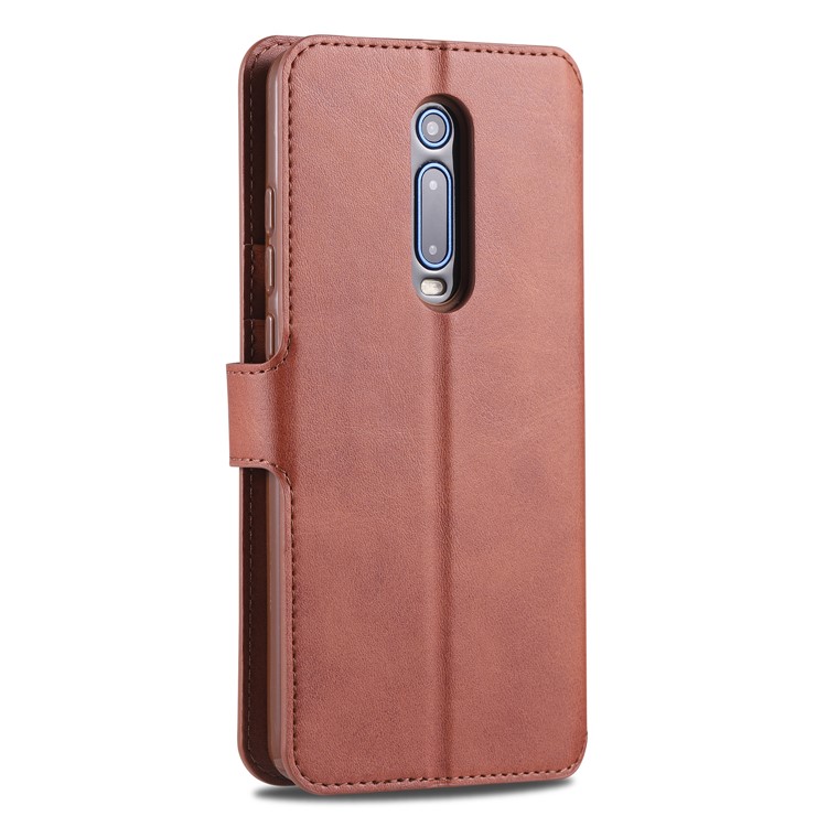 AZNS Leather Wallet Case for Xiaomi Redmi K20 / Mi 9T / Redmi K20 Pro / Mi 9T Pro - Brown-3