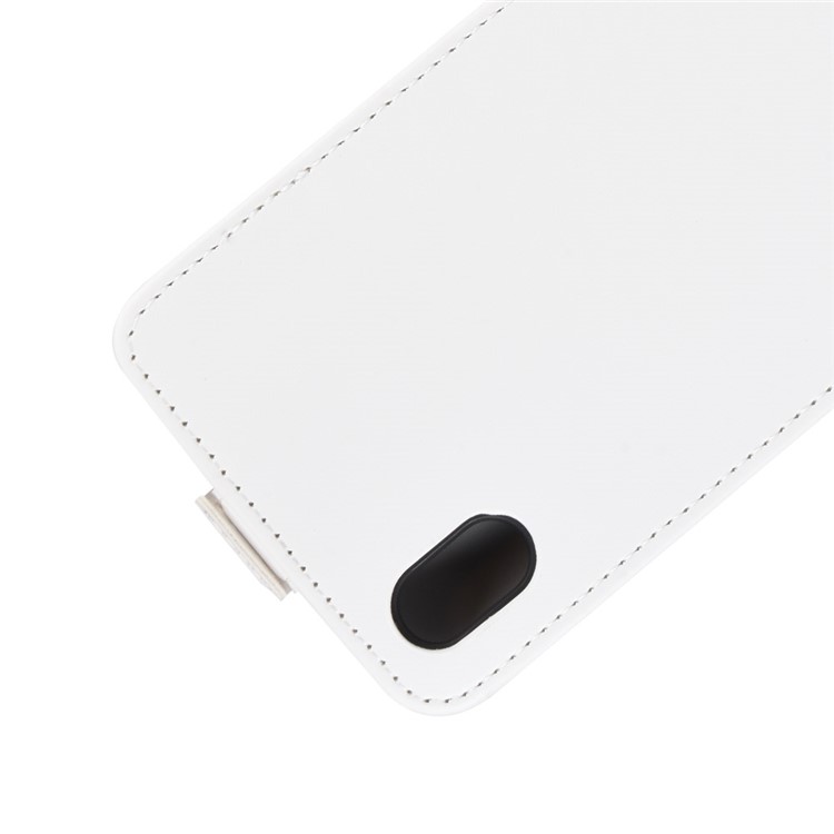 Crazy Horse Texture Vertical Flip Leather Card Holder Protective Phone Shell for Xiaomi Redmi 7A - White-4
