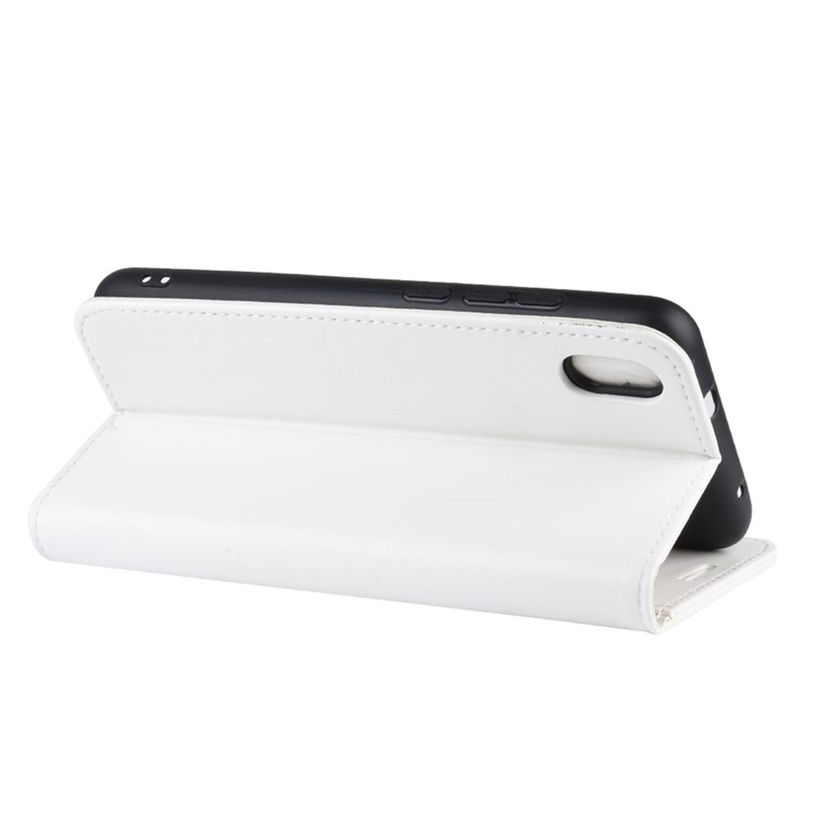Crazy Horse PU Leather Stand Wallet Flip Protective Phone Casing for Xiaomi Redmi 7A - White-6
