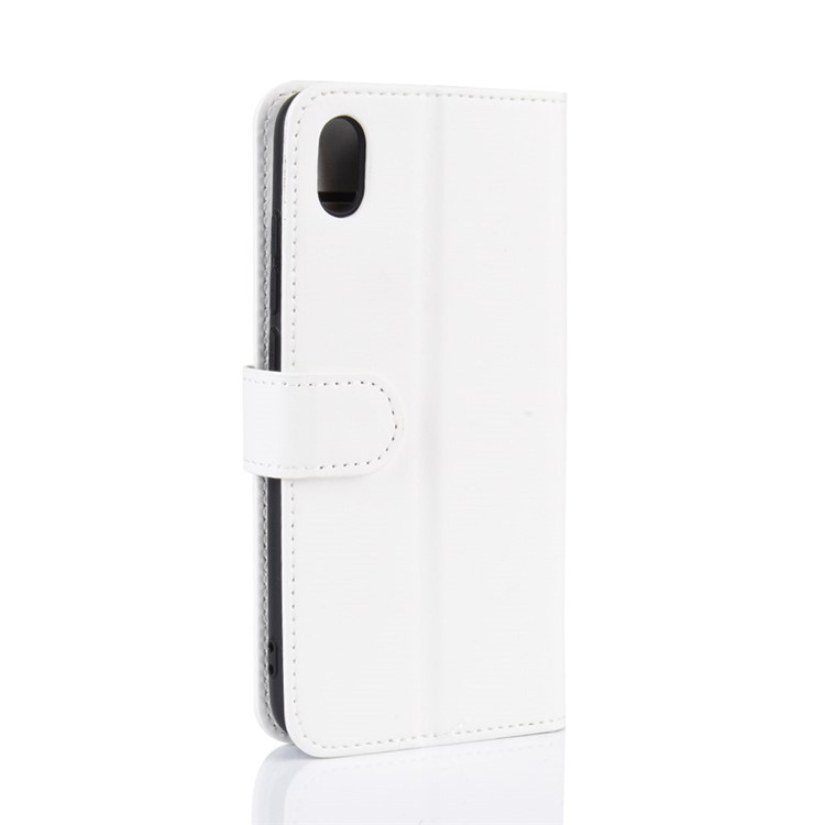Crazy Horse PU Leather Stand Wallet Flip Protective Phone Casing for Xiaomi Redmi 7A - White-7