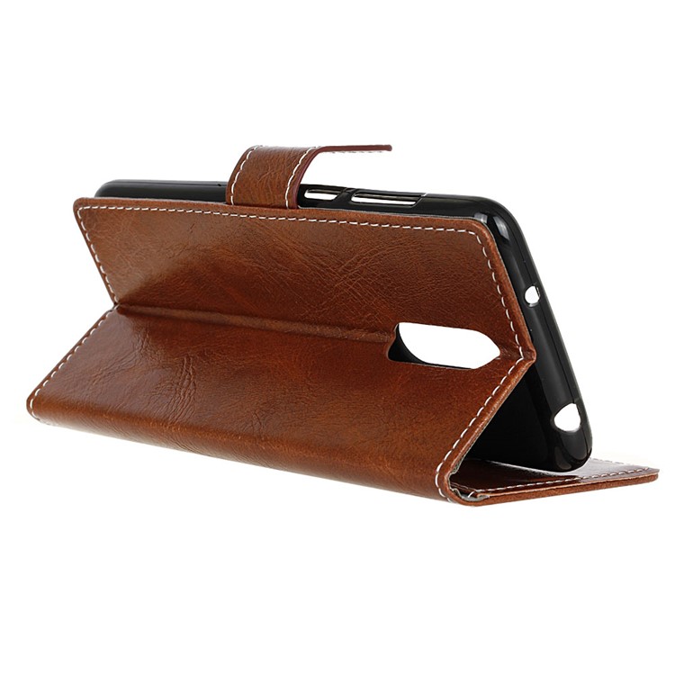 Leather Wallet Case Shell for Xiaomi Redmi K20 / Mi 9T / Redmi K20 Pro / Mi 9T Pro - Brown-4