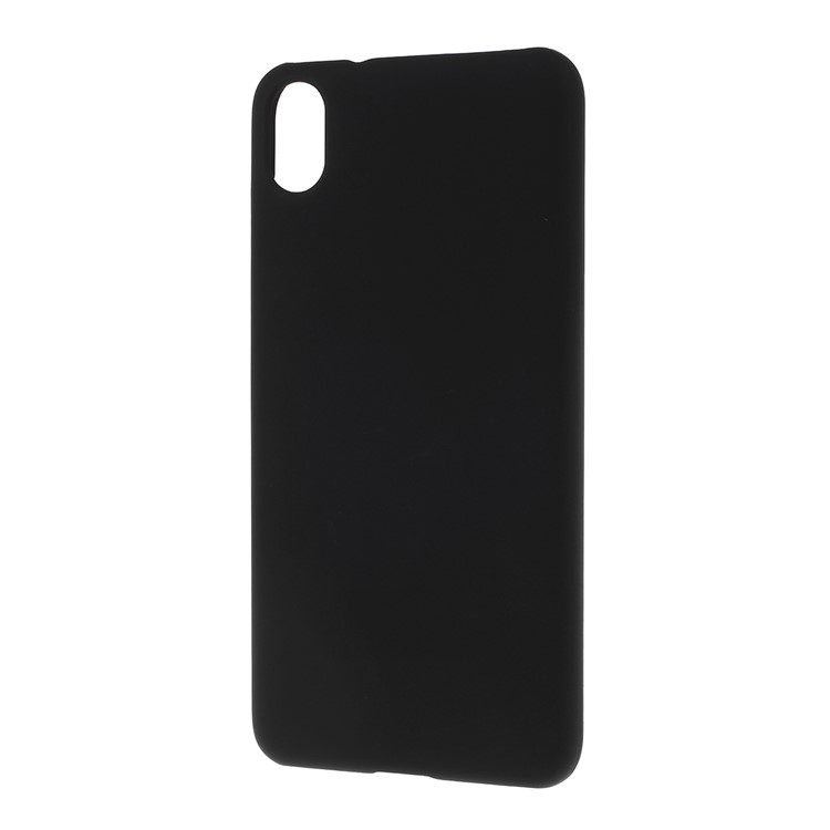 Rubberized PC Hard Case for Xiaomi Redmi 7A - Black-2