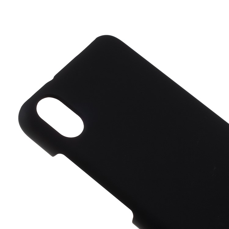 Rubberized PC Hard Case for Xiaomi Redmi 7A - Black-4