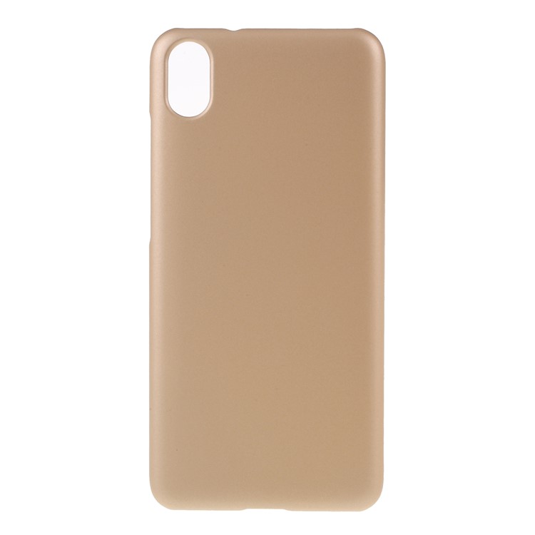 Rubberized PC Hard Case for Xiaomi Redmi 7A - Gold-1