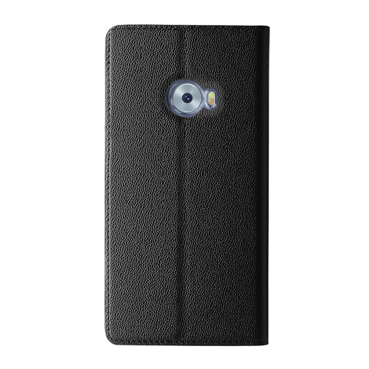 TSCASE Litchi Full Grain Genuine Leather Stand Case for Xiaomi Mi Note 2 - Black-2
