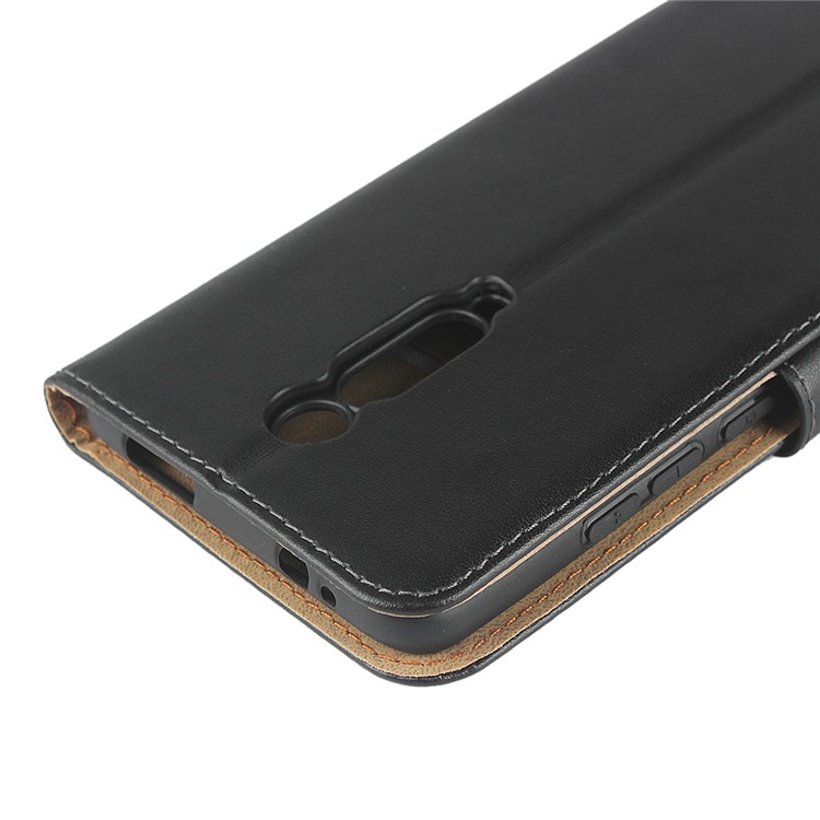 Genuine Leather Wallet Stand Case for Xiaomi Redmi K20 / Mi 9T / Redmi K20 Pro / Mi 9T Pro - Black-11