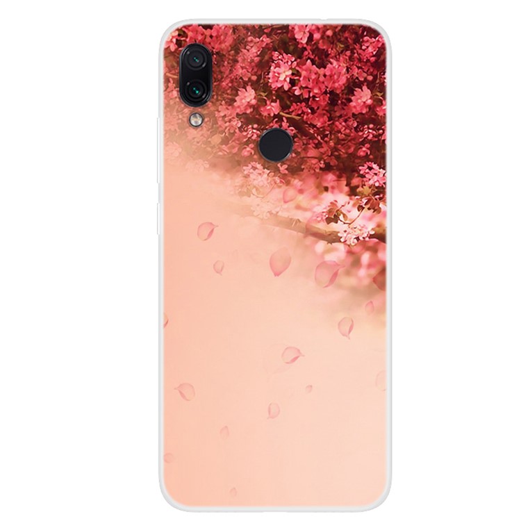 Pattern Printing TPU Case for Xiaomi Redmi 7 / Redmi Y3 - Petal-1