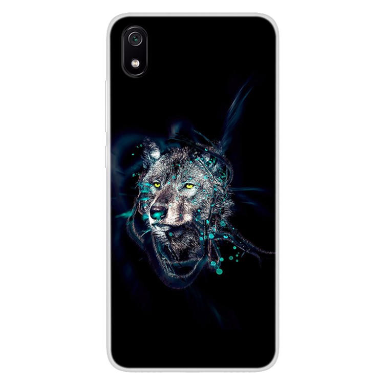 Impresión de Patrones Case TPU Para Xiaomi Redmi 7a - Lobo