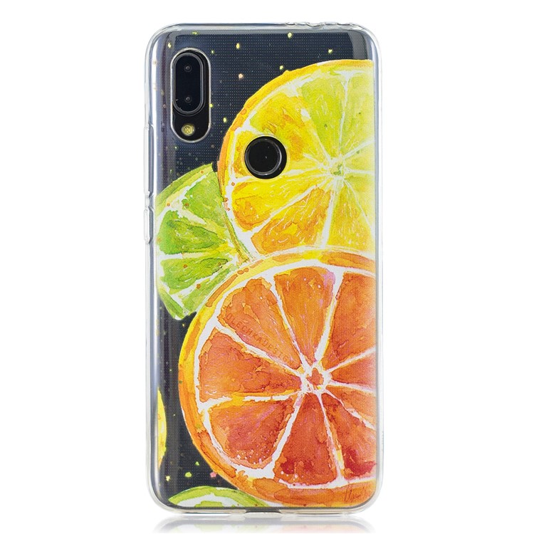 Pattern Printing TPU Shell Case for Xiaomi Redmi 7 / Redmi Y3 - Orange-1