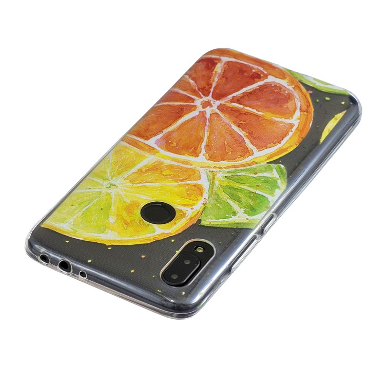 Pattern Printing TPU Shell Case for Xiaomi Redmi 7 / Redmi Y3 - Orange-3