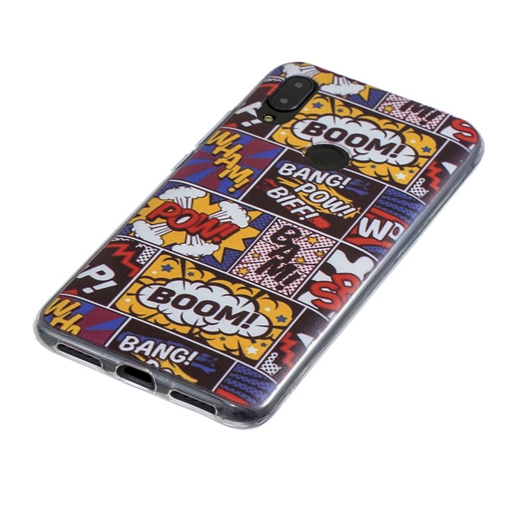 Pattern Printing TPU Shell Case for Xiaomi Redmi 7 / Redmi Y3 - Boom-2