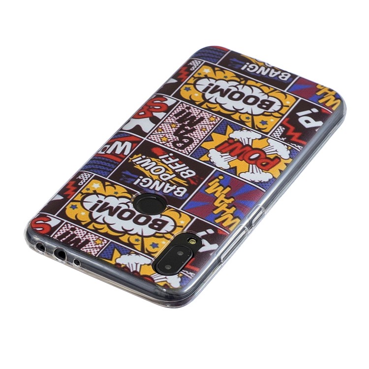 Pattern Printing TPU Shell Case for Xiaomi Redmi 7 / Redmi Y3 - Boom-3