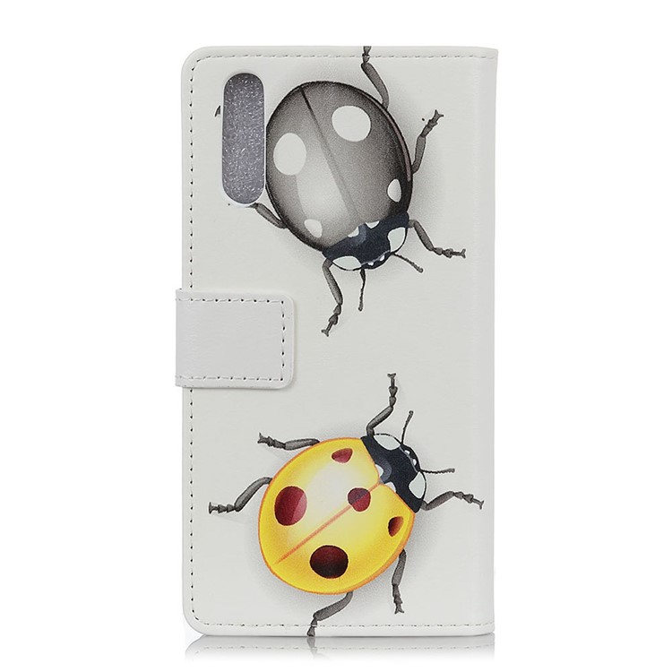 Pattern Printing Wallet PU Leather Phone Shell for Xiaomi Mi CC9 / Mi CC9 Meitu Edition/ Mi 9 Lite - Ladybugs-2