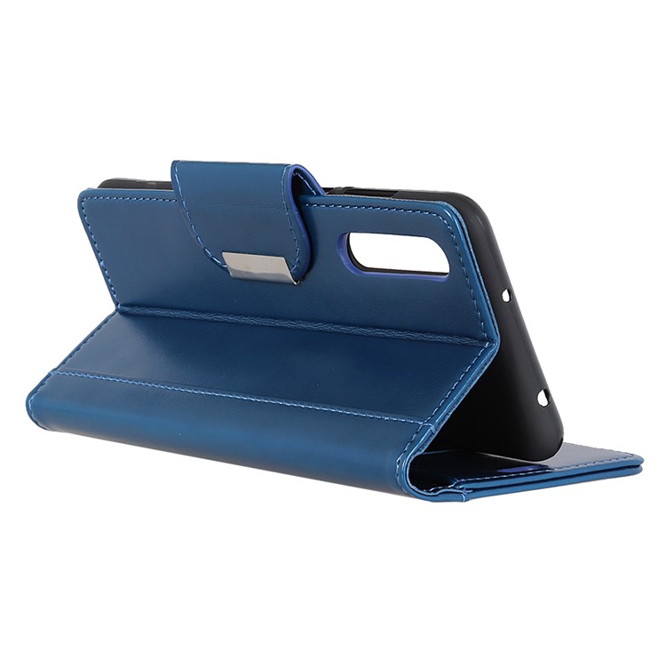 Wallet Leather Stand Phone Case for Xiaomi Mi CC9 / Mi CC9 Meitu Edition / Mi 9 Lite - Blue-12