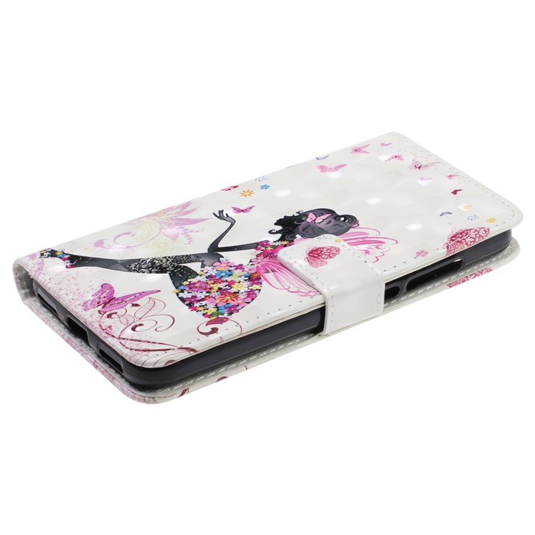 Light Spot Decor Patterned Leather Wallet Case for Xiaomi Redmi 7A - Beauty-4