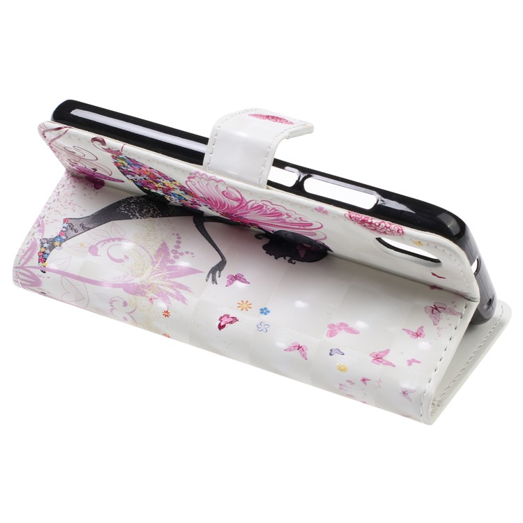 Light Spot Decor Patterned Leather Wallet Case for Xiaomi Redmi 7A - Beauty-5