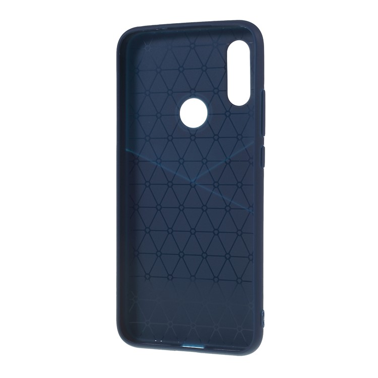 Litchi Texture Soft TPU Cell Phone Cover for Xiaomi Redmi Note 7 / Note 7 Pro (India) / Note 7S - Blue-3