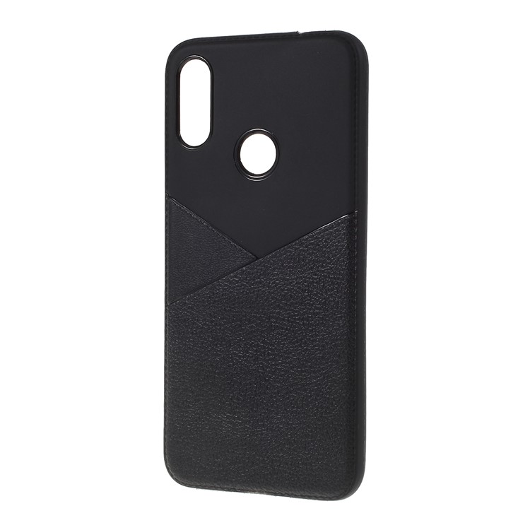 Litchi Texture Soft TPU Cell Phone Cover for Xiaomi Redmi 7 / Redmi Y3 - Black-2