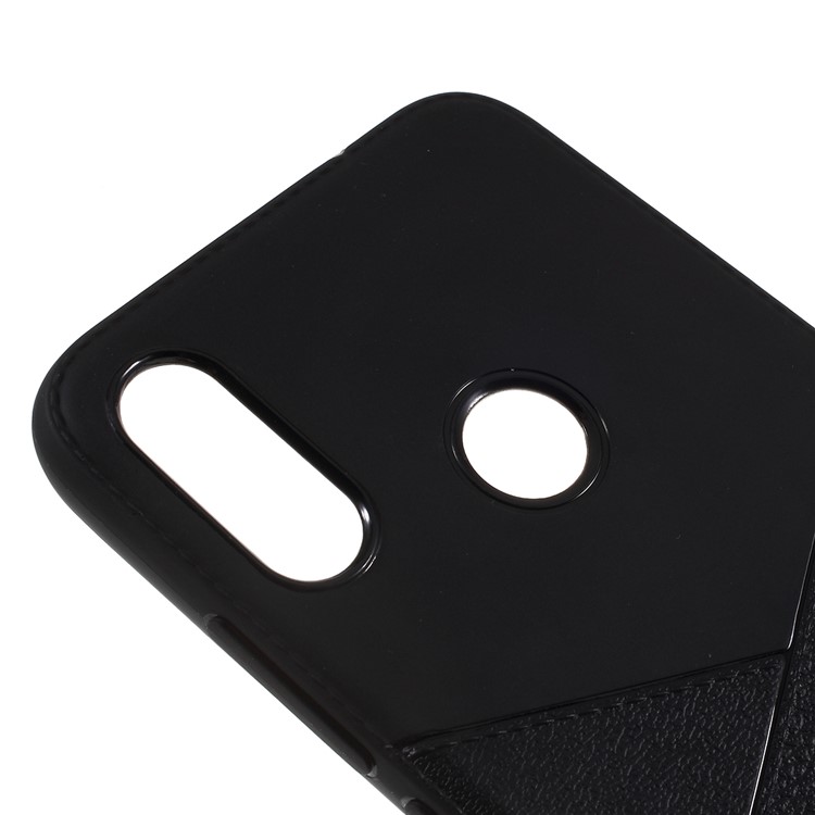 Litchi Texture Soft TPU Cell Phone Cover for Xiaomi Redmi 7 / Redmi Y3 - Black-4