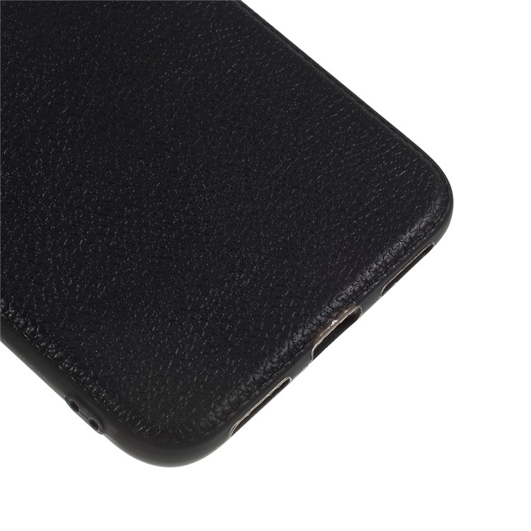 Litchi Texture Soft TPU Cell Phone Cover for Xiaomi Redmi 7 / Redmi Y3 - Black-5