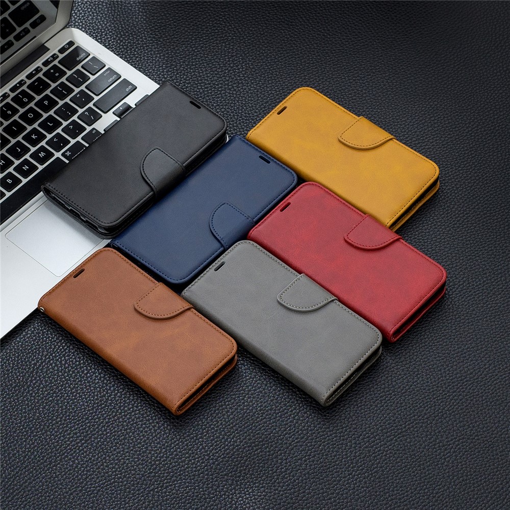 PU Leather Phone Wallet Stand Cover Case for Xiaomi Redmi 7A - Black-11