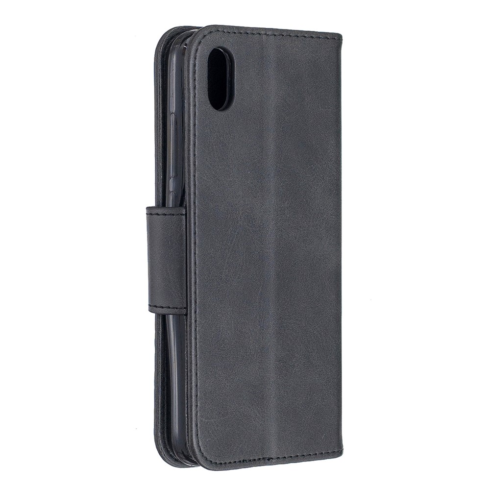 PU Leather Phone Wallet Stand Cover Case for Xiaomi Redmi 7A - Black-3