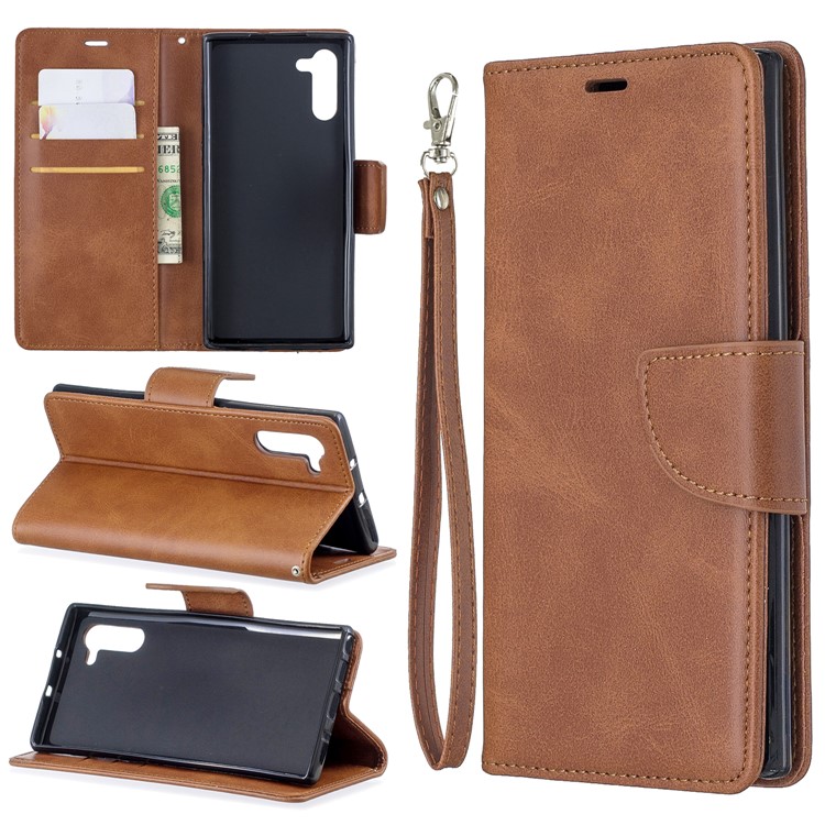 PU Leather Phone Wallet Stand Cover Case for Xiaomi Redmi 7A - Dark Brown-1