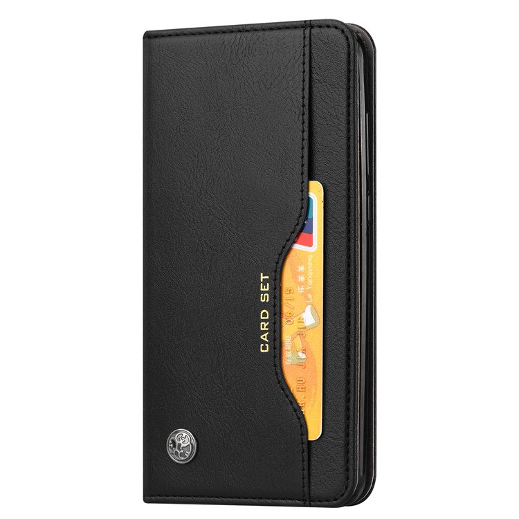 Auto-absorbed PU Leather Stand Wallet Phone Cover for Xiaomi Redmi K20/Mi 9/K20 Pro/Mi 9 Pro - Black-3