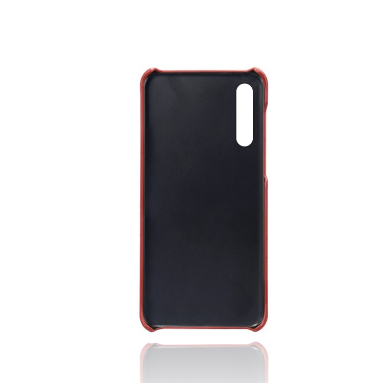 Double Card Slots PU Leather Coated PC Case Xiaomi Mi CC9 / Mi CC9 Meitu Edition/ Mi 9 Lite - Red-3