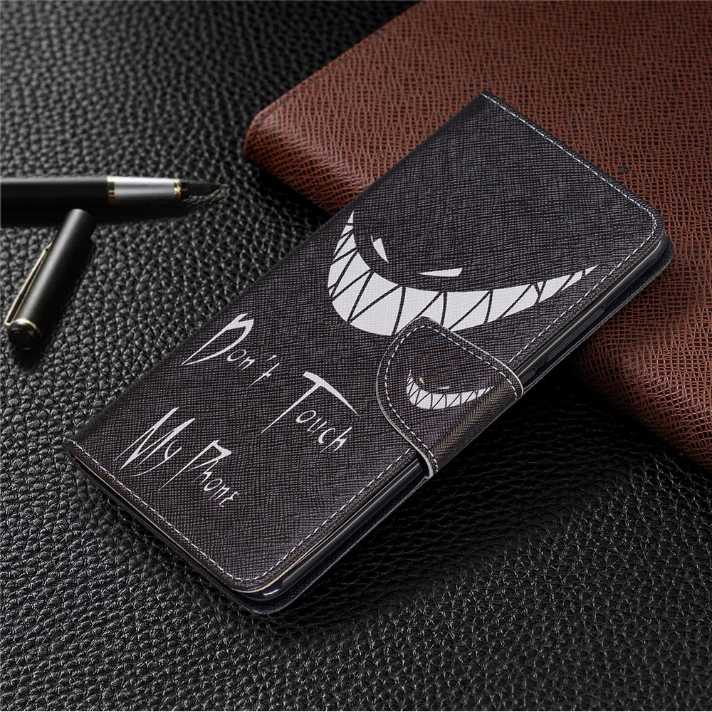 Pattern Printing Leather Wallet Case for Xiaomi Redmi K20 / Mi 9T / Redmi K20 Pro / Mi 9T Pro - Do not Touch My Phone-7