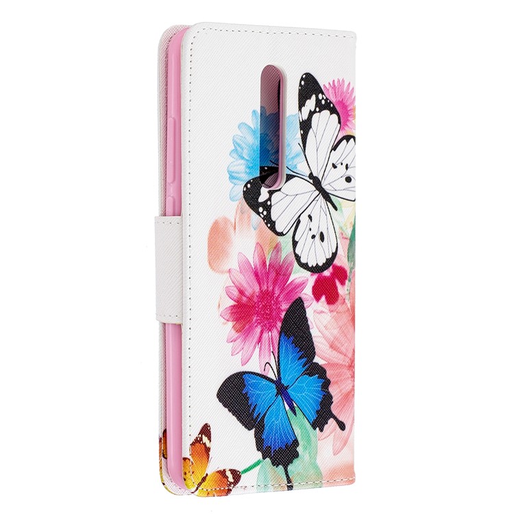 Pattern Printing Leather Wallet Case for Xiaomi Redmi K20 / Mi 9T / Redmi K20 Pro / Mi 9T Pro - Vivid Butterflies-3