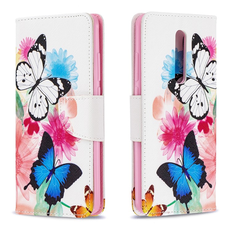 Pattern Printing Leather Wallet Case for Xiaomi Redmi K20 / Mi 9T / Redmi K20 Pro / Mi 9T Pro - Vivid Butterflies-4