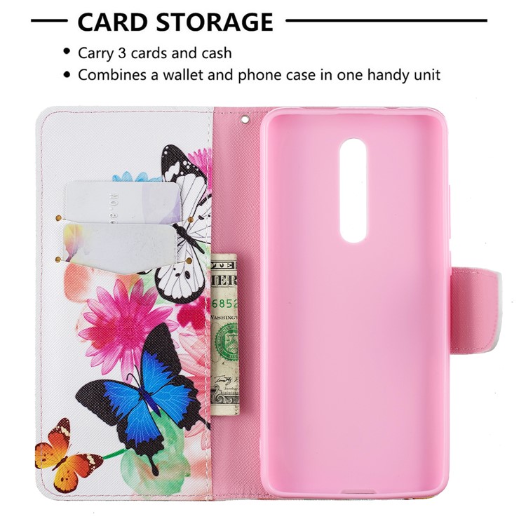 Pattern Printing Leather Wallet Case for Xiaomi Redmi K20 / Mi 9T / Redmi K20 Pro / Mi 9T Pro - Vivid Butterflies-6