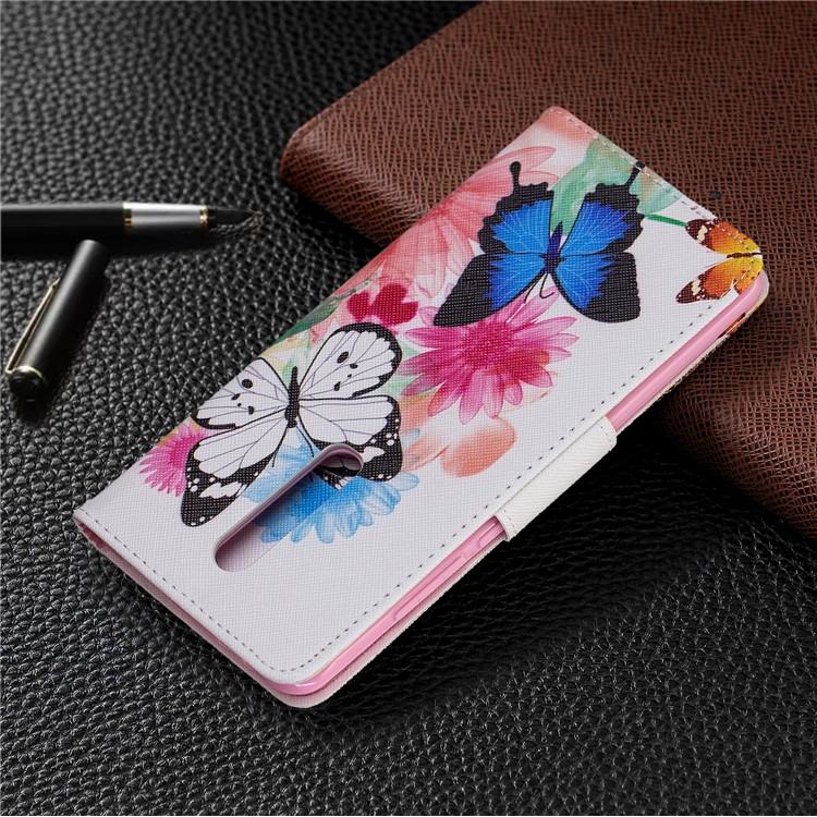Pattern Printing Leather Wallet Case for Xiaomi Redmi K20 / Mi 9T / Redmi K20 Pro / Mi 9T Pro - Vivid Butterflies-8