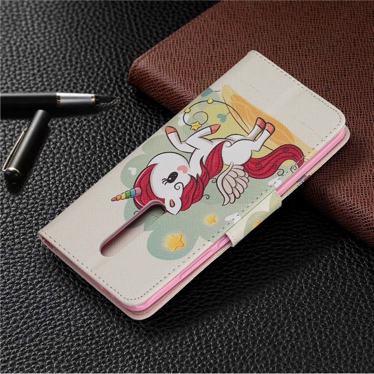 Pattern Printing Wallet Stand Flip Leather Protective Case for Xiaomi Redmi K20/Mi 9T/K20 Pro/Mi 9T Pro - Unicorn-8