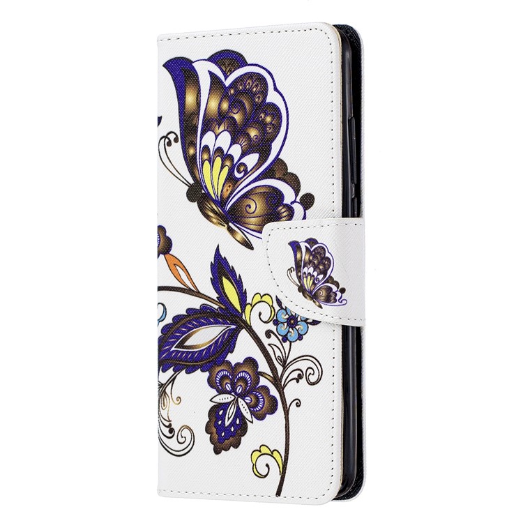 Pattern Printing Wallet Stand Flip Leather Protective Case for Xiaomi Redmi K20/Mi 9T/K20 Pro/Mi 9T Pro - Butterflies and Flowers-2
