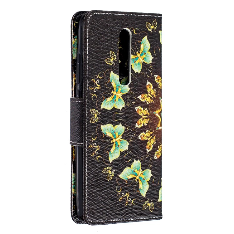 Pattern Printing Wallet Stand Flip Leather Protective Case for Xiaomi Redmi K20/Mi 9T/K20 Pro/Mi 9T Pro - Butterflies-3
