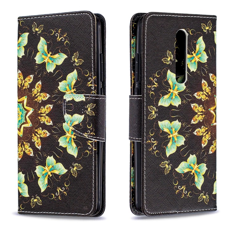 Pattern Printing Wallet Stand Flip Leather Protective Case for Xiaomi Redmi K20/Mi 9T/K20 Pro/Mi 9T Pro - Butterflies-4