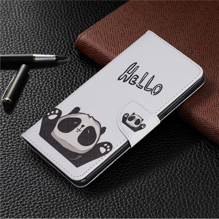 Pattern Printing Wallet Stand Flip Leather Protective Case for Xiaomi Redmi K20/Mi 9T/K20 Pro/Mi 9T Pro - Hello Panda-7