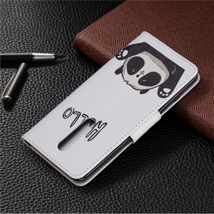 Pattern Printing Wallet Stand Flip Leather Protective Case for Xiaomi Redmi K20/Mi 9T/K20 Pro/Mi 9T Pro - Hello Panda-8