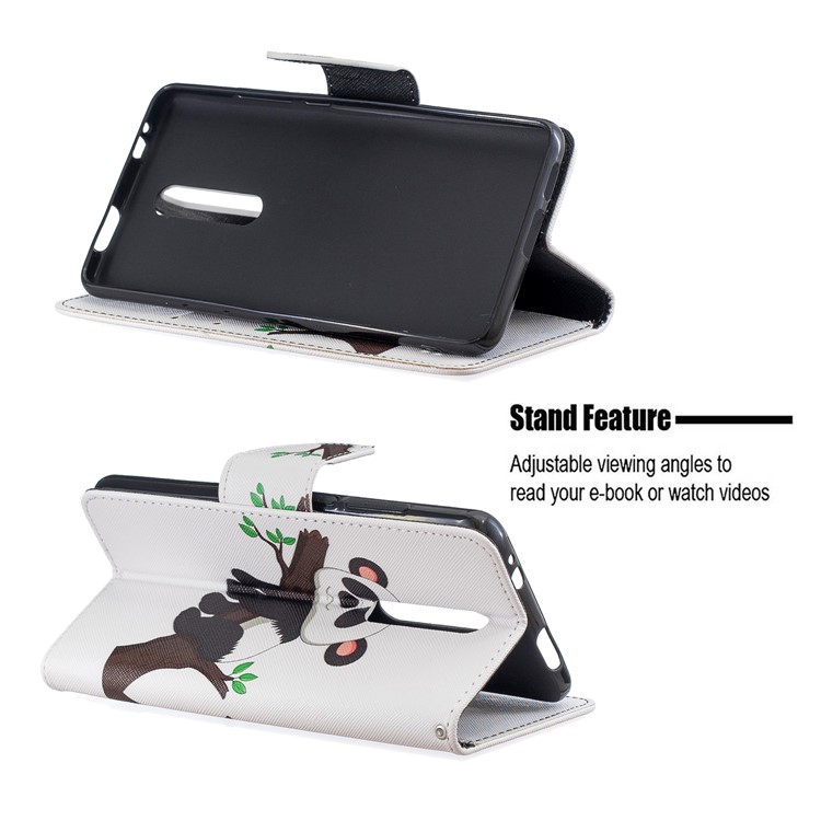 Pattern Printing Wallet Stand Flip Leather Protective Case for Xiaomi Redmi K20/Mi 9T/K20 Pro/Mi 9T Pro - Sleeping Panda-5