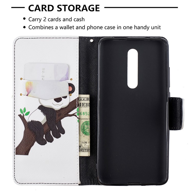 Pattern Printing Wallet Stand Flip Leather Protective Case for Xiaomi Redmi K20/Mi 9T/K20 Pro/Mi 9T Pro - Sleeping Panda-6