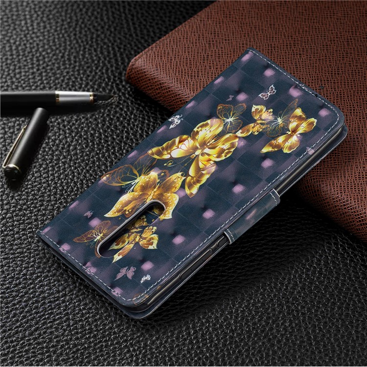 Pattern Printing Light Spot Decor Leather Wallet Case for Xiaomi Redmi K20 / Mi 9T / Redmi K20 Pro / Mi 9T Pro - Flying Butterfly-8