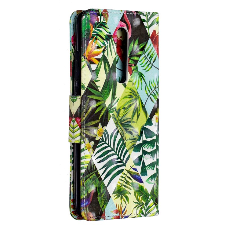 Pattern Printing Light Spot Decor Leather Wallet Case for Xiaomi Redmi K20 / Mi 9T / Redmi K20 Pro / Mi 9T Pro - Leaves-3